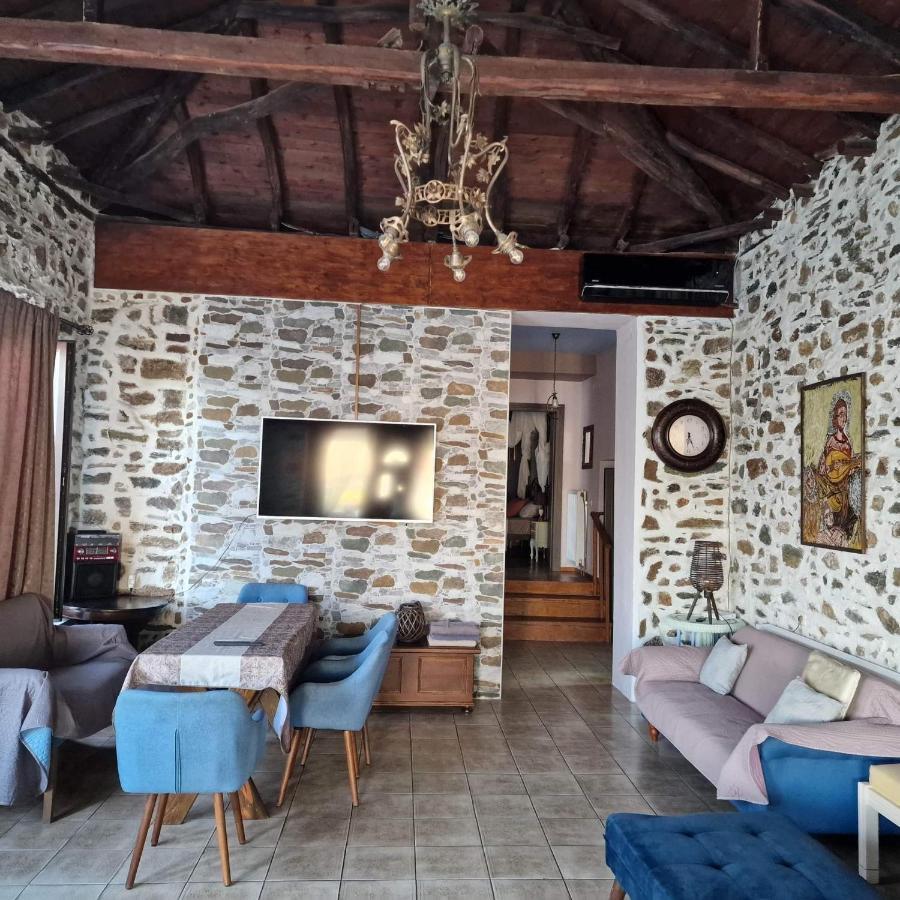 Platanidia Stone Villa Inside Sea- Kids'Land מראה חיצוני תמונה